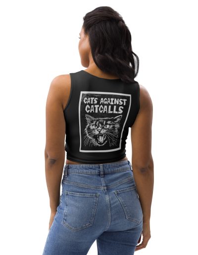 Cats Against Catcalls Crop Top Vest