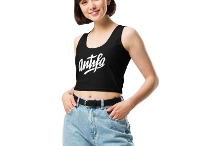 Antifa Crop Top Vest