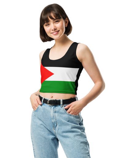 Free Palestine Crop Top Vest