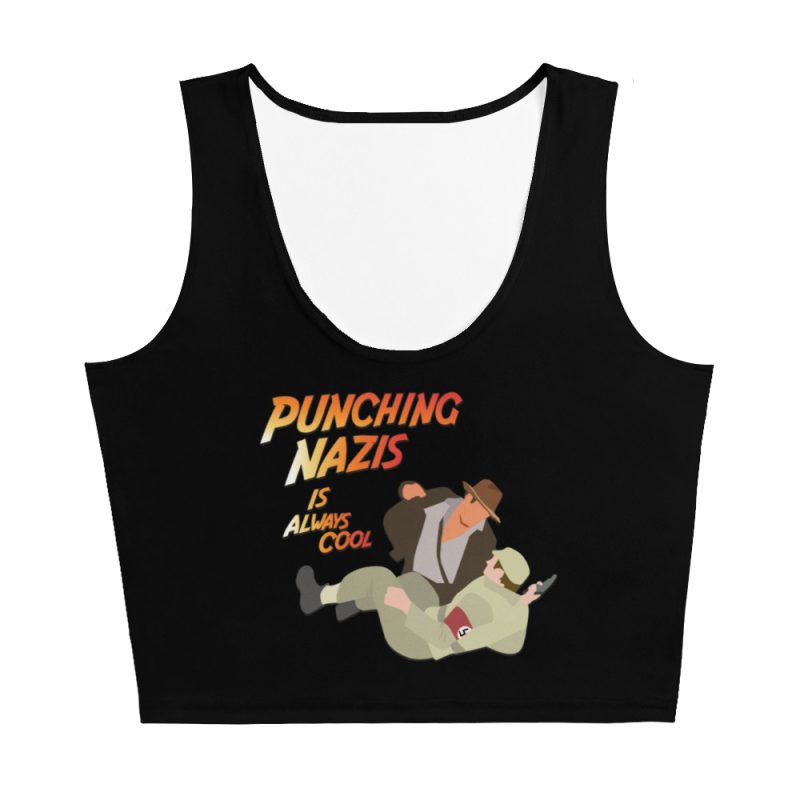 Punching Nazis Is Always Cool Crop Top Vest