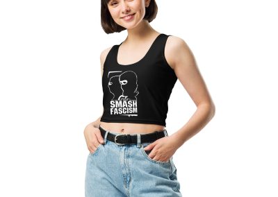 Smash Fascism Crop Top Vest