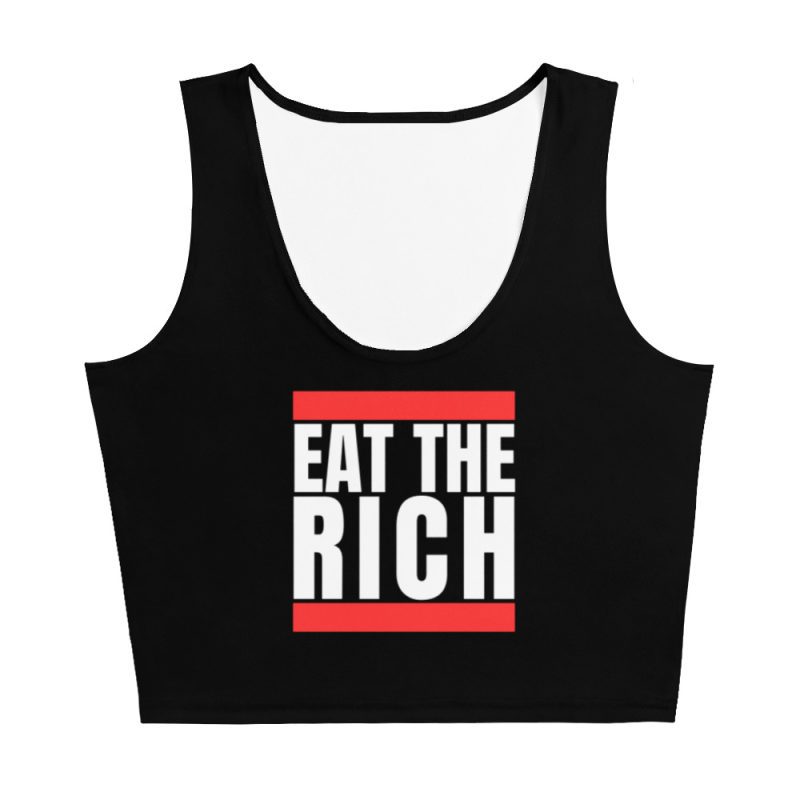 Eat the Rich Crop Top Vest