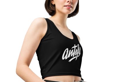 Antifa Crop Top Vest