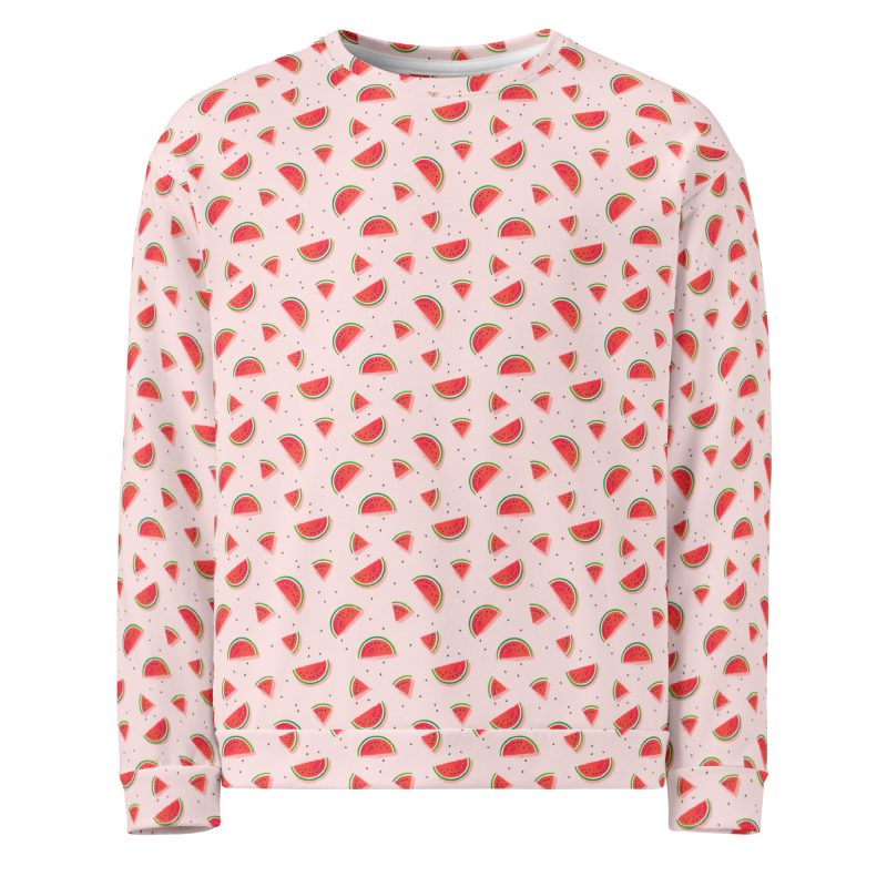 Watermelon Recycled Unisex Sweatshirt
