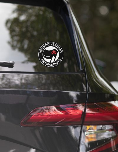 Neurodivergent Antifascists Kiss-Cut Stickers