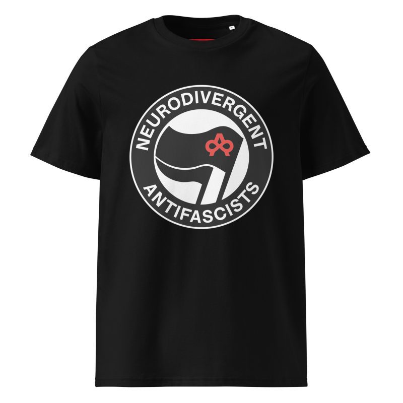 Neurodivergent Antifascists Unisex Organic Cotton T-shirt