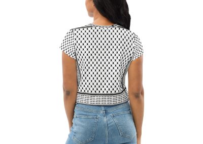 Kufiya (Keffiyeh) Crop Top