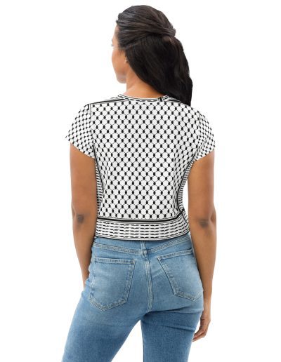 Kufiya (Keffiyeh) Crop Top