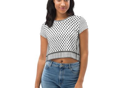 Kufiya (Keffiyeh) Crop Top