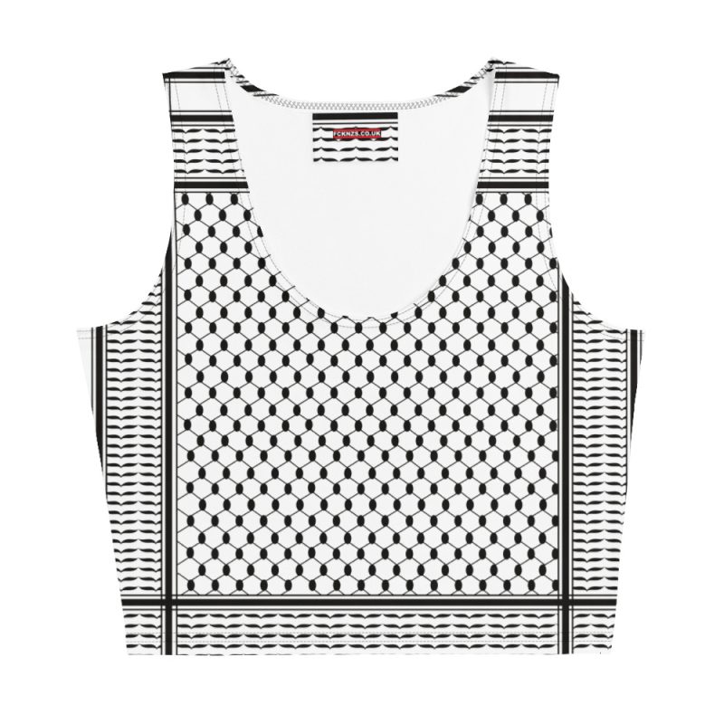 Kufiya (Keffiyeh) Crop Top Vest