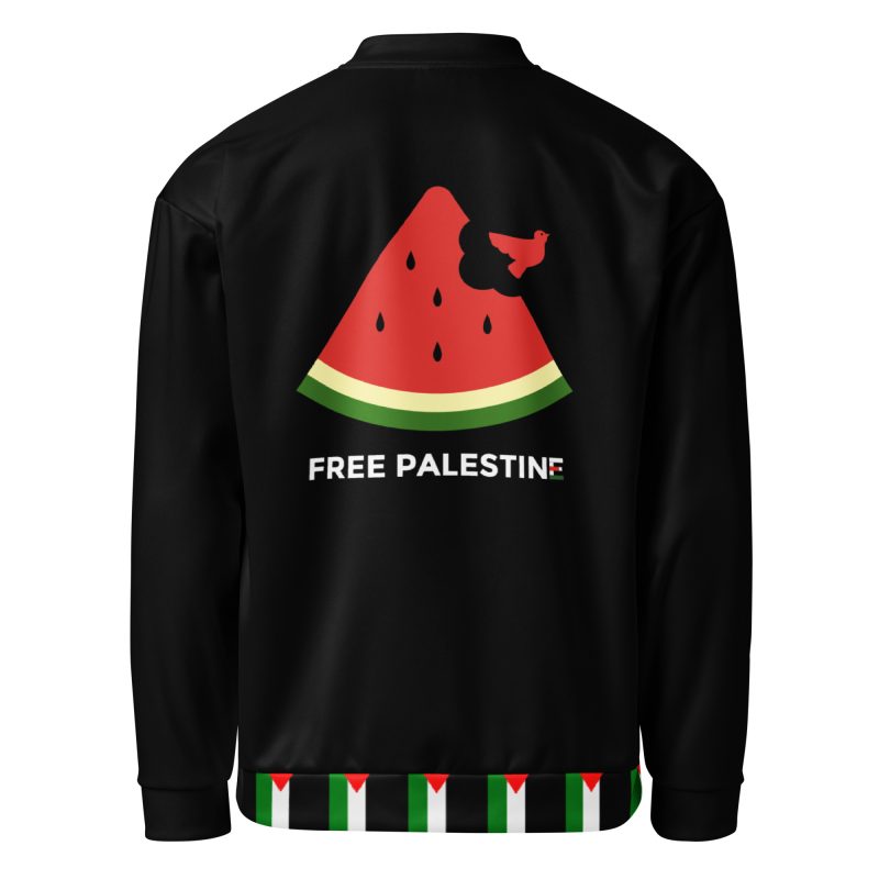 Free Palestine Watermelon Bomber Jacket