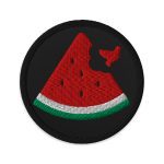 Free Palestine Watermelon Embroidered Patch