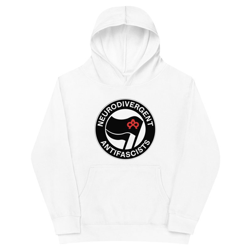 Neurodivergent Antifascists Kids Hoodie