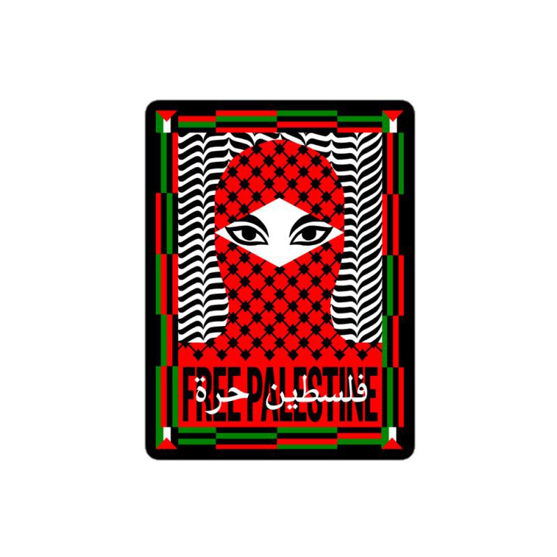 Free Palestine Kiss-Cut Stickers