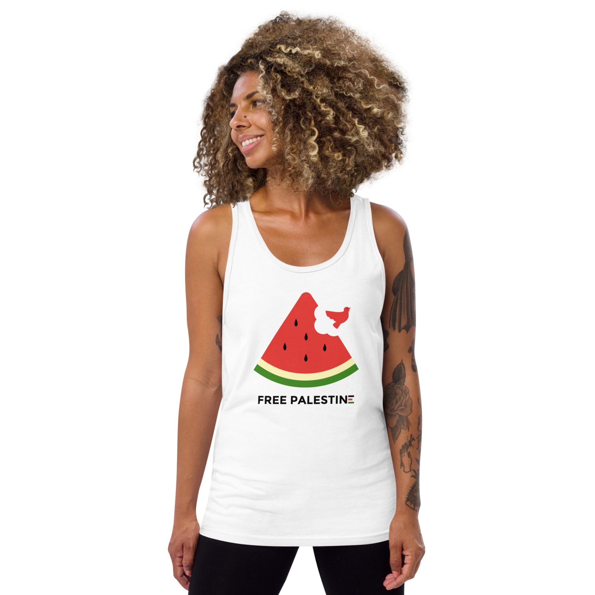 Free Palestine Watermelon Tank Top Vest