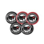 Neurodivergent Antifascists Set of Pin Buttons