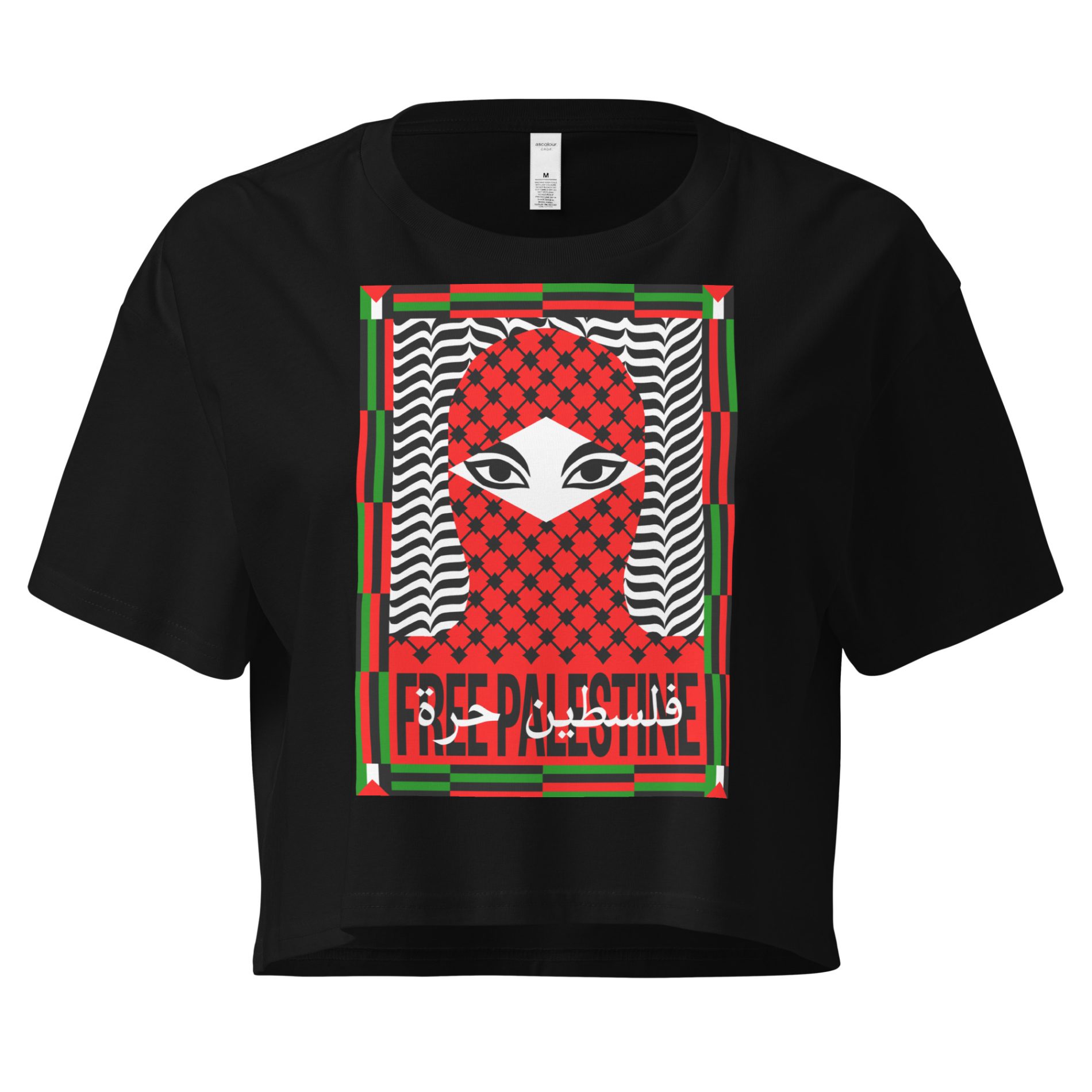 Free Palestine Women’s Crop Top