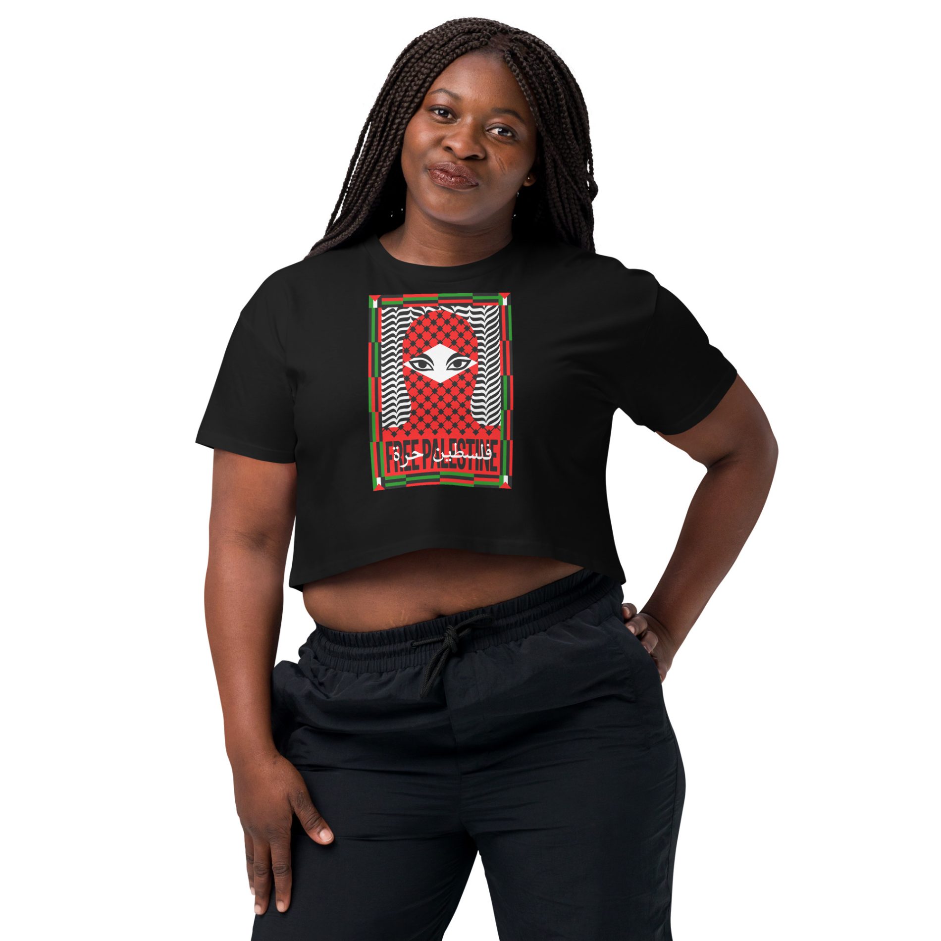 Free Palestine Women’s Crop Top
