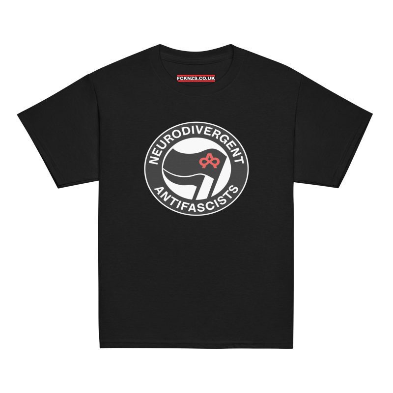 Neurodivergent Antifascists Kids T-shirt