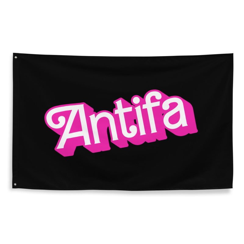 Antifa Barbie Flag