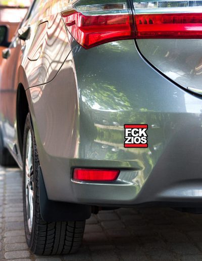 FCK ZIOS Kiss-Cut Stickers
