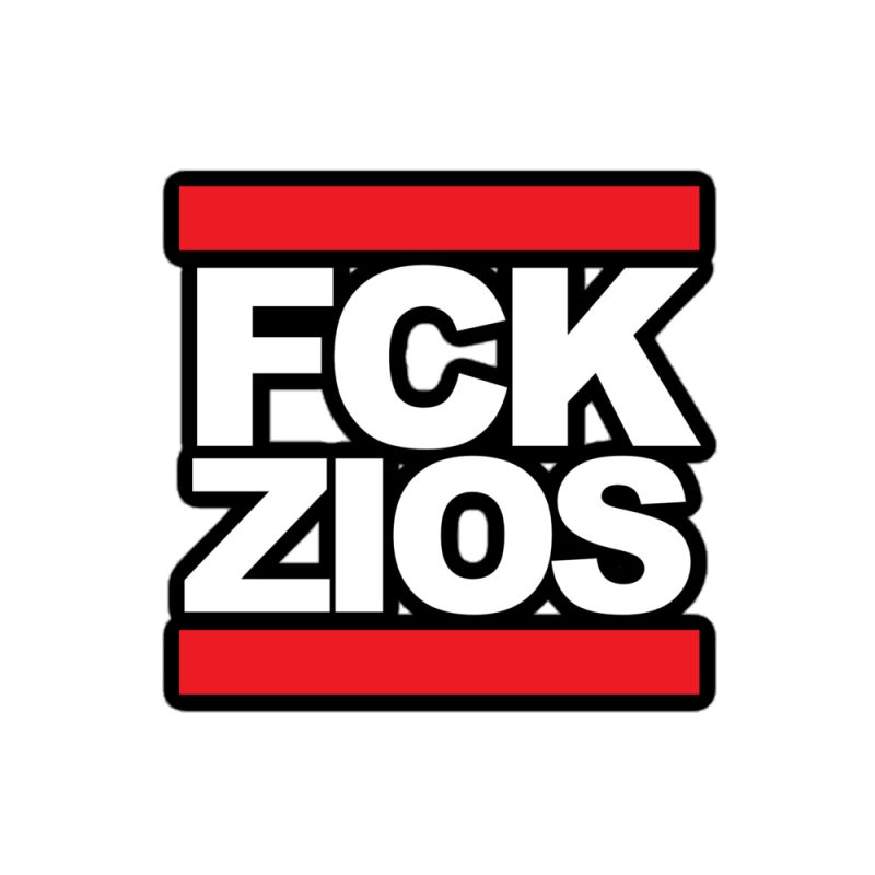 FCK ZIOS Kiss-Cut Stickers