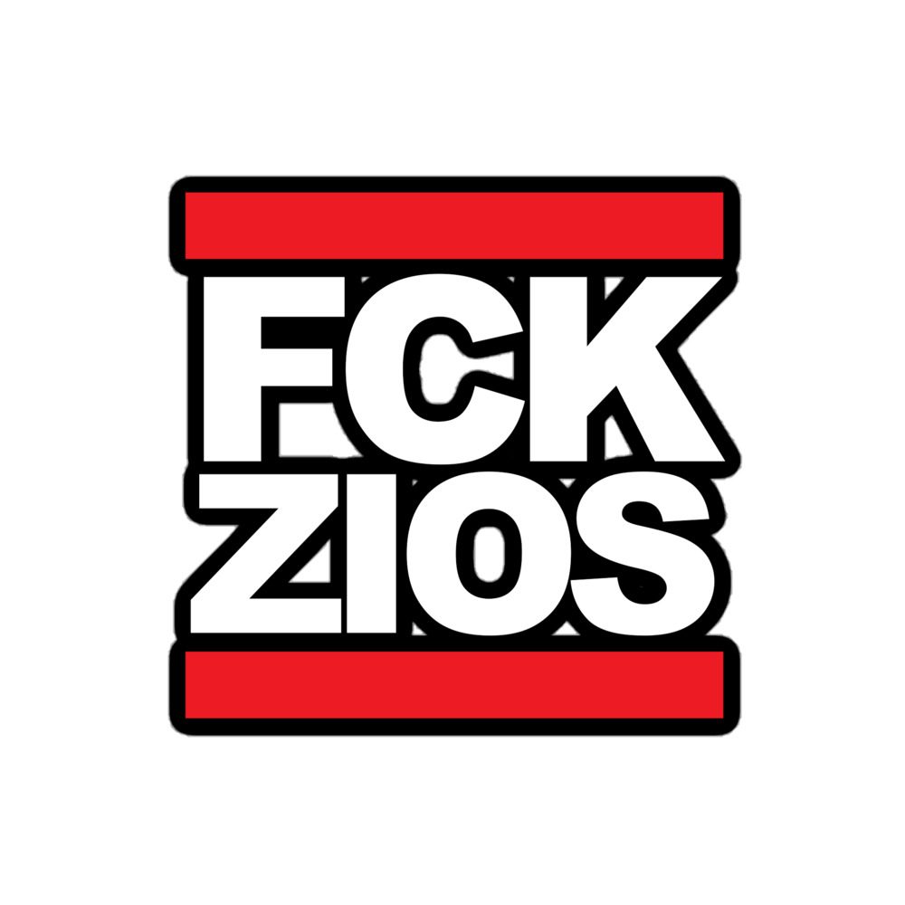 FCK ZIOS Kiss-Cut Stickers