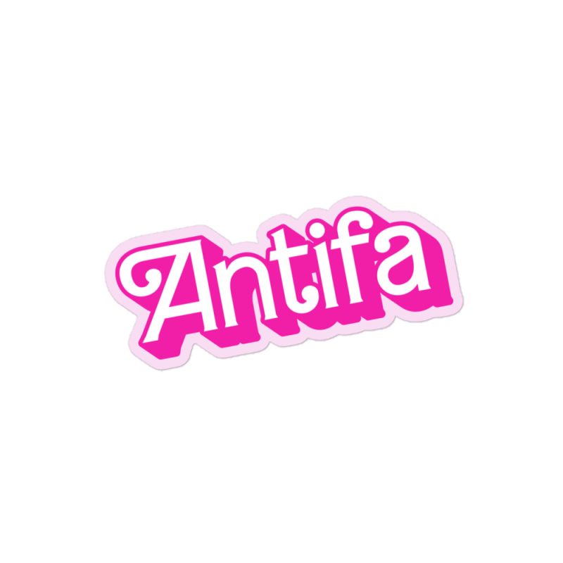 Antifa Barbie Kiss-Cut Stickers