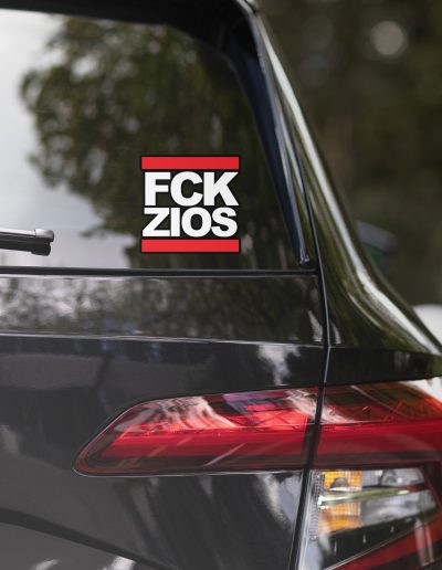 FCK ZIOS Kiss-Cut Stickers