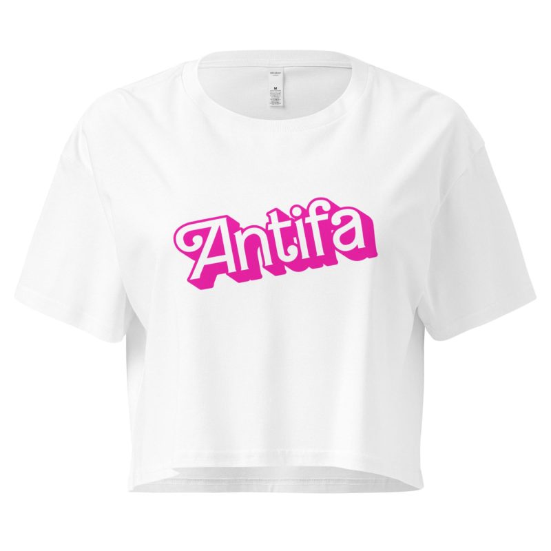 Antifa Barbie Women’s Crop Top