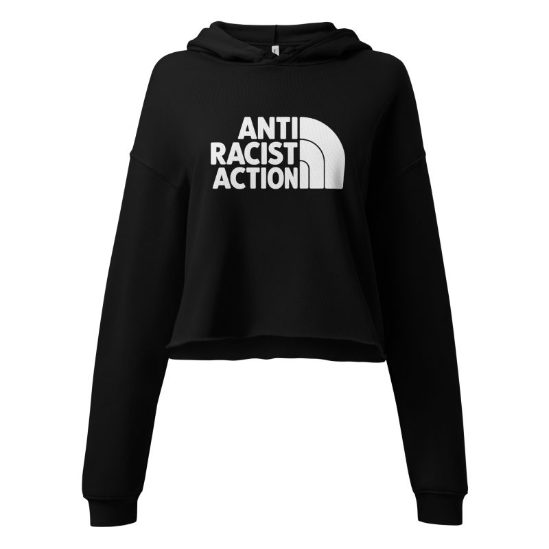 Antiracist Action Crop Hoodie