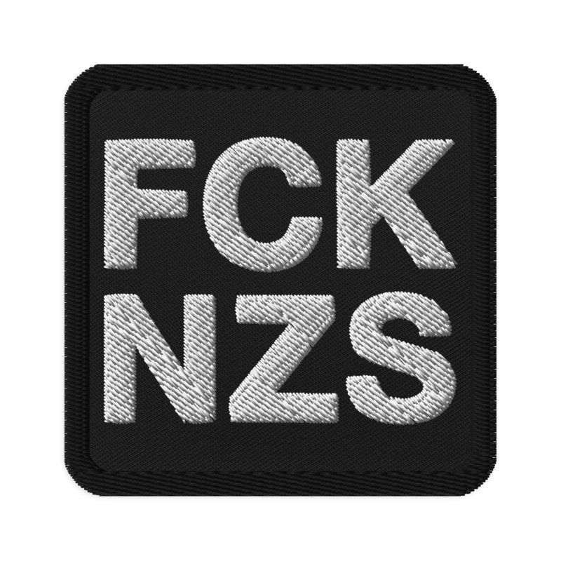 FCK NZS Bold Embroidered Patch