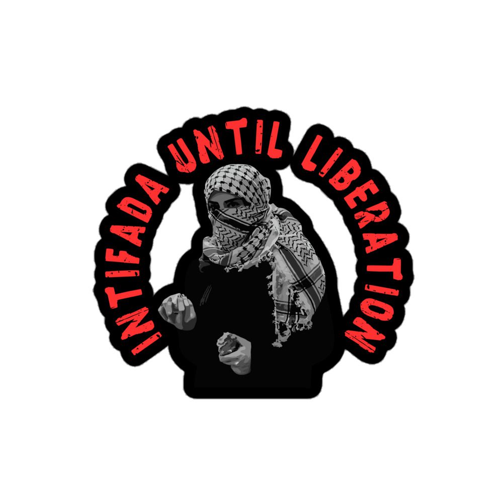 Intifada Until Liberation Kiss-Cut Stickers