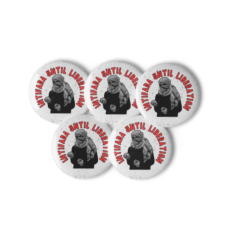 Intifada Until Liberation Set of Pin Buttons