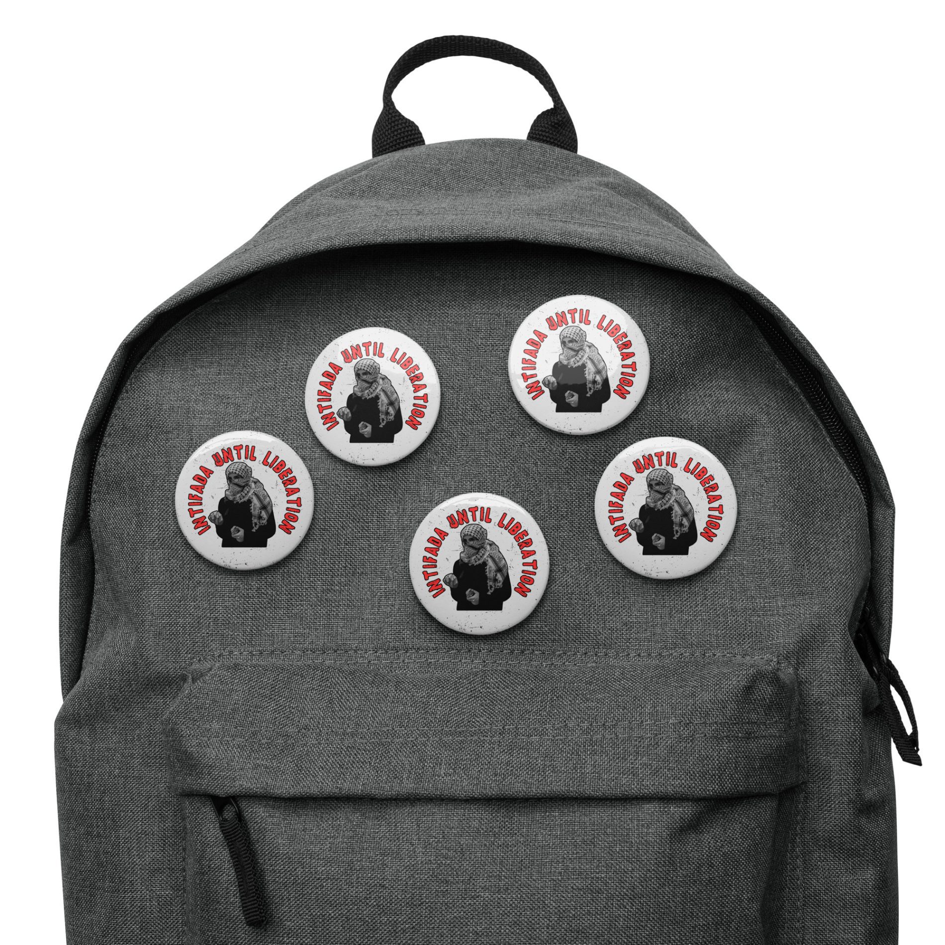 Intifada Merch Intifada Until Liberation Set Of Pin Buttons | Antifa Merch