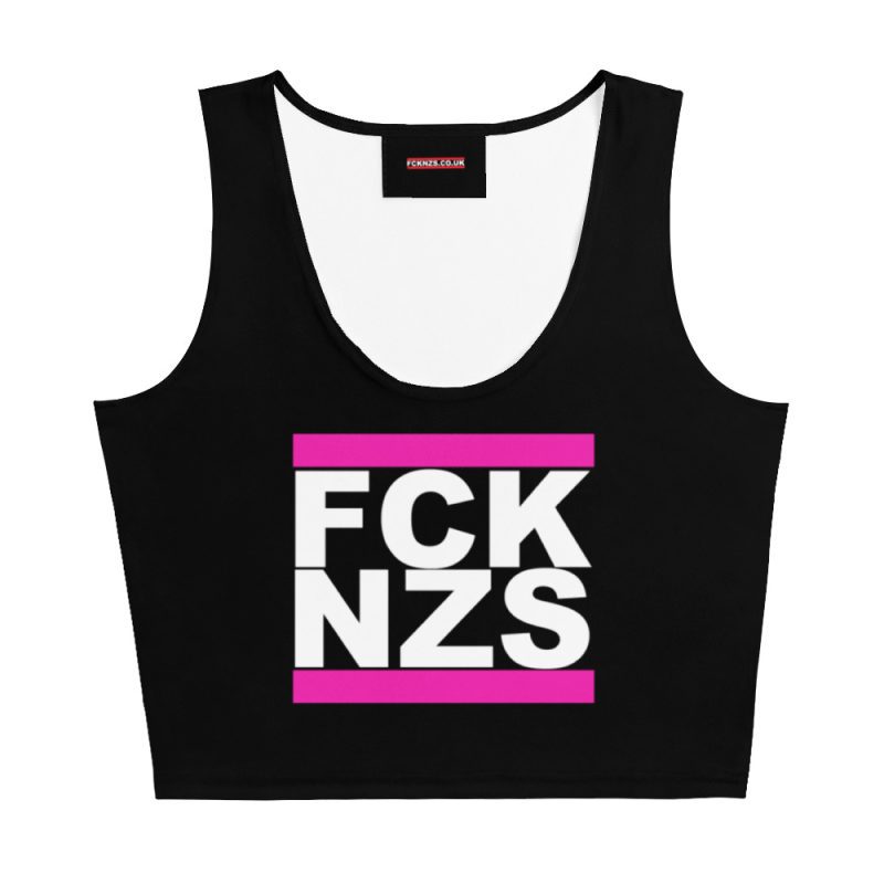 FCK NZS Pink Crop Top Vest