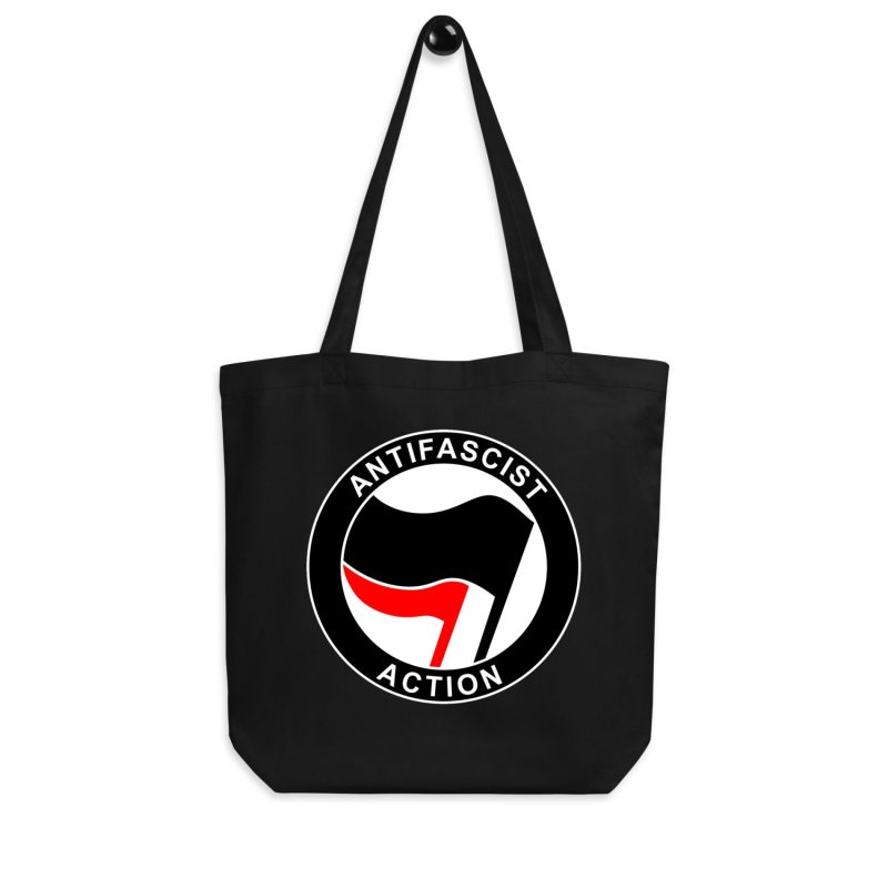 Antifascist Action Organic Tote Bag