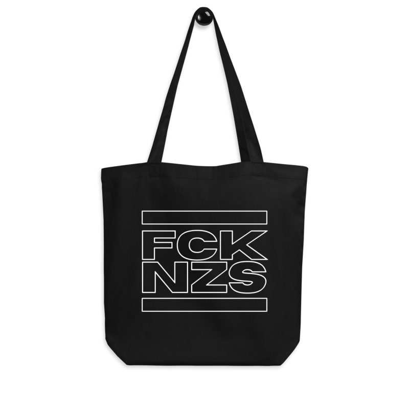 FCK NZS Outline Organic Tote Bag