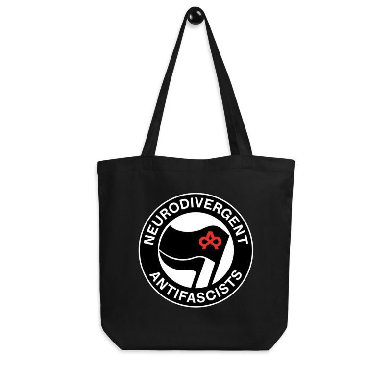 Neurodivergent Antifascists Organic Tote Bag
