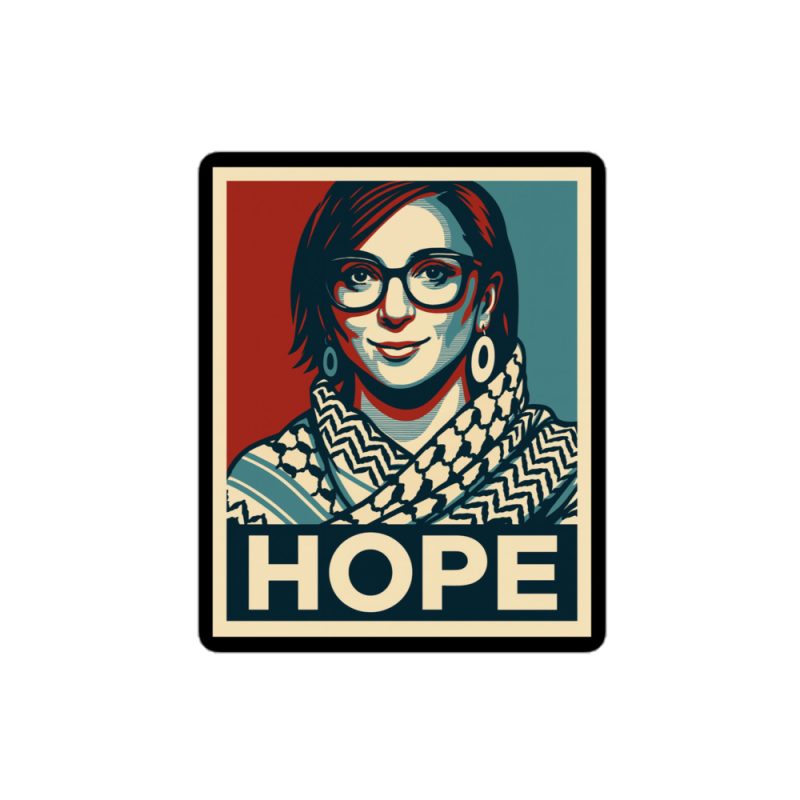 HOPE Francesca Albanese Kiss-Cut Stickers