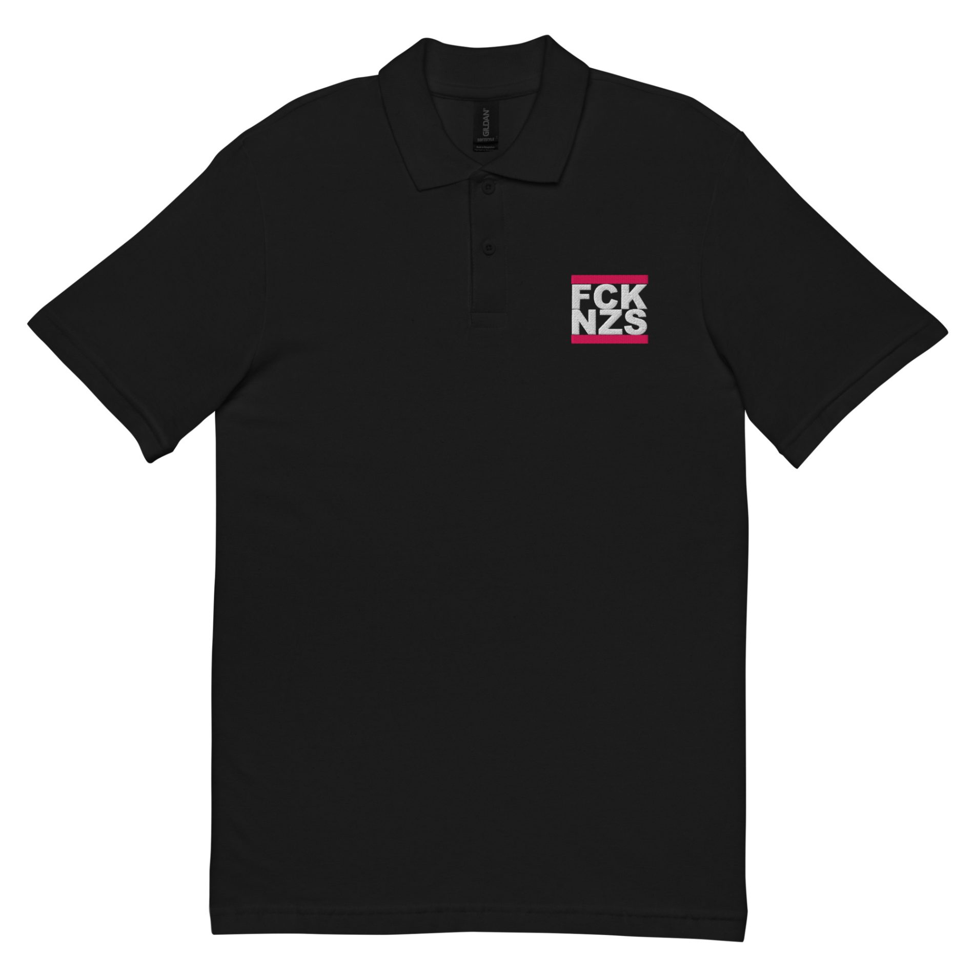 FCK NZS Pink Unisex Pique Polo Shirt