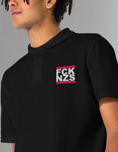 FCK NZS Pink Unisex Pique Polo Shirt