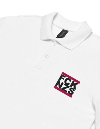 FCK NZS Pink Unisex Pique Polo Shirt