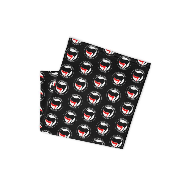 Antifascist Action Pattern Neck Gaiter Face Cover