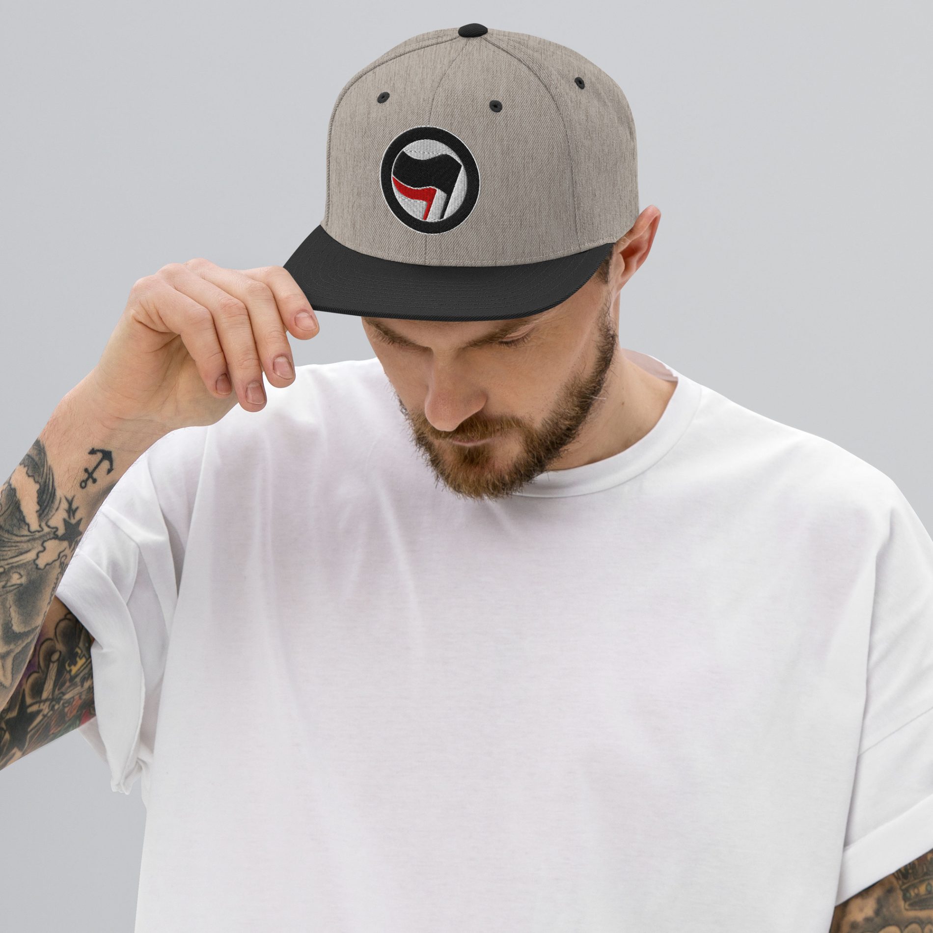 Antifascist Action Snapback Hat