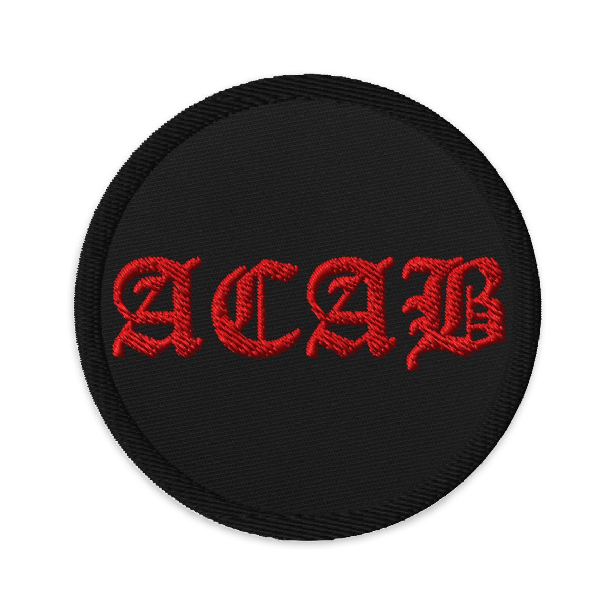 ACAB Embroidered Patch | Antifa Merch Shop