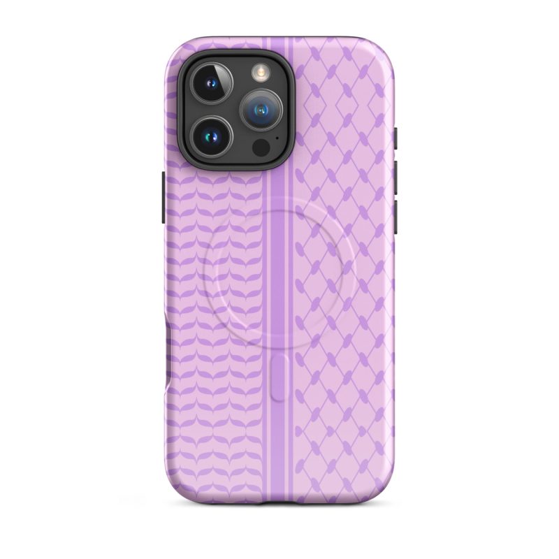 Lilac Kufiya (Keffiyeh) iPhone Case (MagSafe)