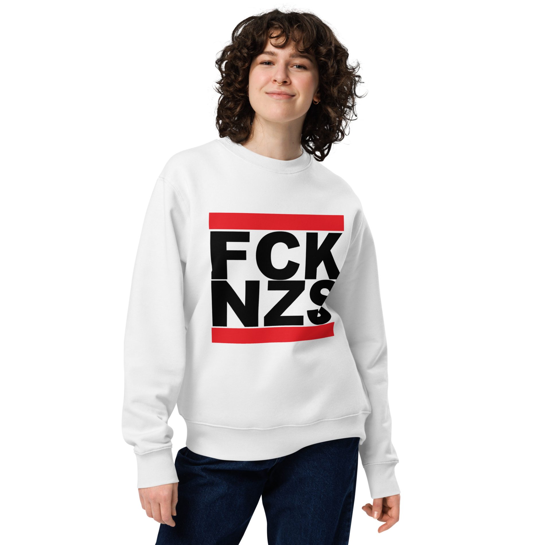 FCK NZS Unisex Organic Sweatshirt