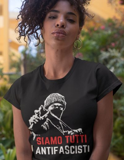 Siamo Tutti Antifascisti Women’s Fitted T-Shirt