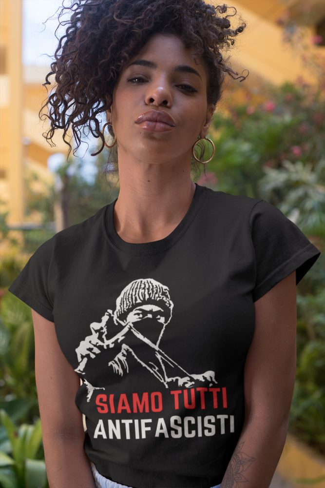 Siamo Tutti Antifascisti Women’s Fitted T-Shirt